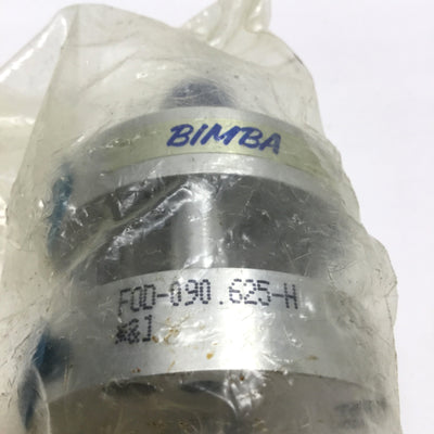 New Bimba FOD-090.625-H Double-Rod End Cylinder Ø1-1/16" Bore, 5/8" Stroke, 1/8" NPT