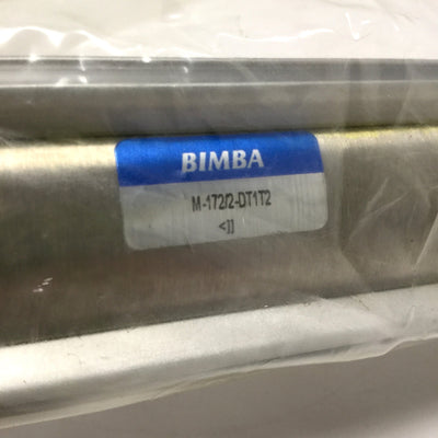 New Bimba M-172/2-DT1T2 3-Position Air Cylinder Ø1-1/2" Bore, 2x 2" Stroke, 1/8" NPT