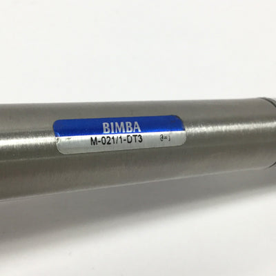 New – Open box Bimba M-021/1-DT3 3-Position Air Cylinder Ø9/16" Bore, 1 x 1" Stroke, 10-32