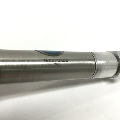 Used Bimba M-021-DXDE Double-Rod End Air Cylinder Ø9/16" Bore, 1" Stroke, 10-32