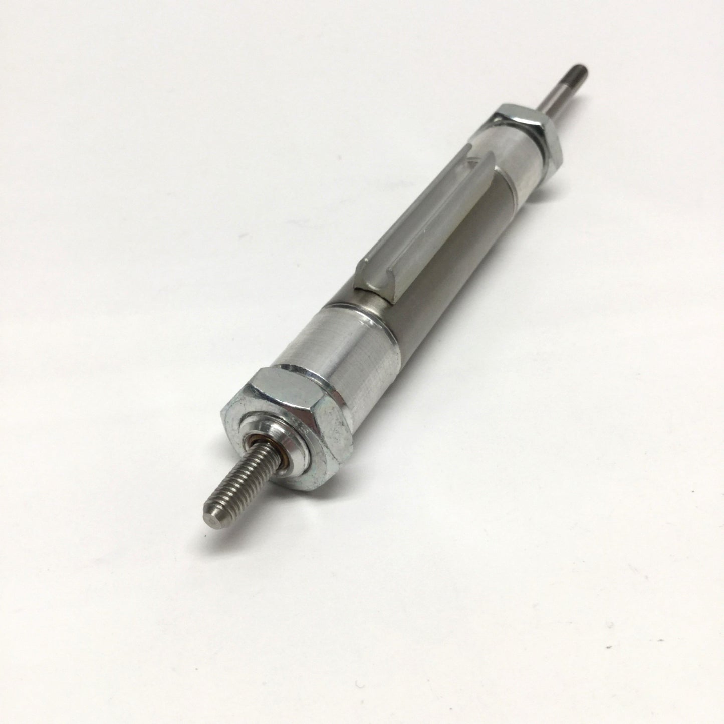Used Bimba M-021-DXDET2 Double-Rod End Air Cylinder Ø9/16" Bore, 1" Stroke, 10-32