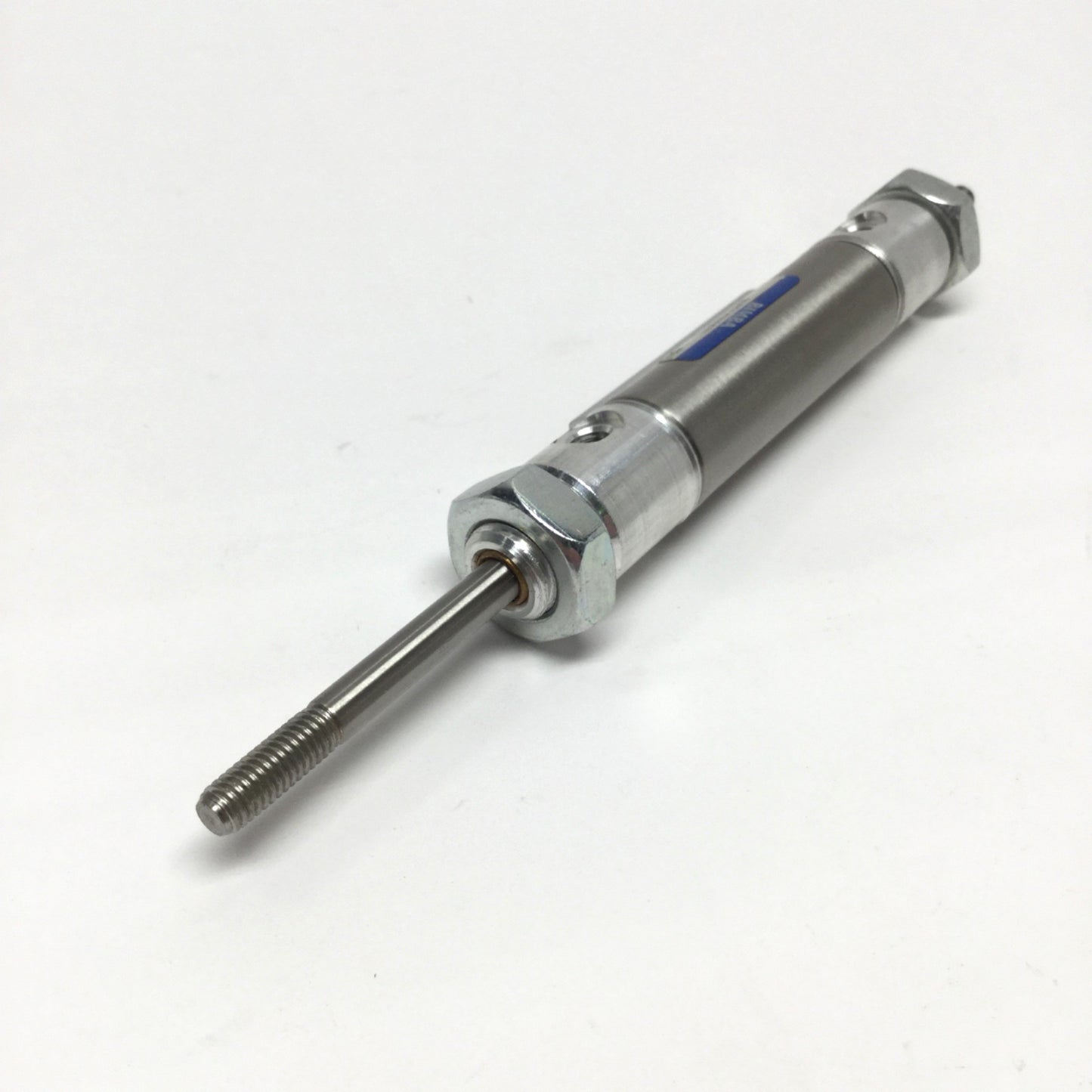 Used Bimba M-021-DXDET2 Double-Rod End Air Cylinder Ø9/16" Bore, 1" Stroke, 10-32