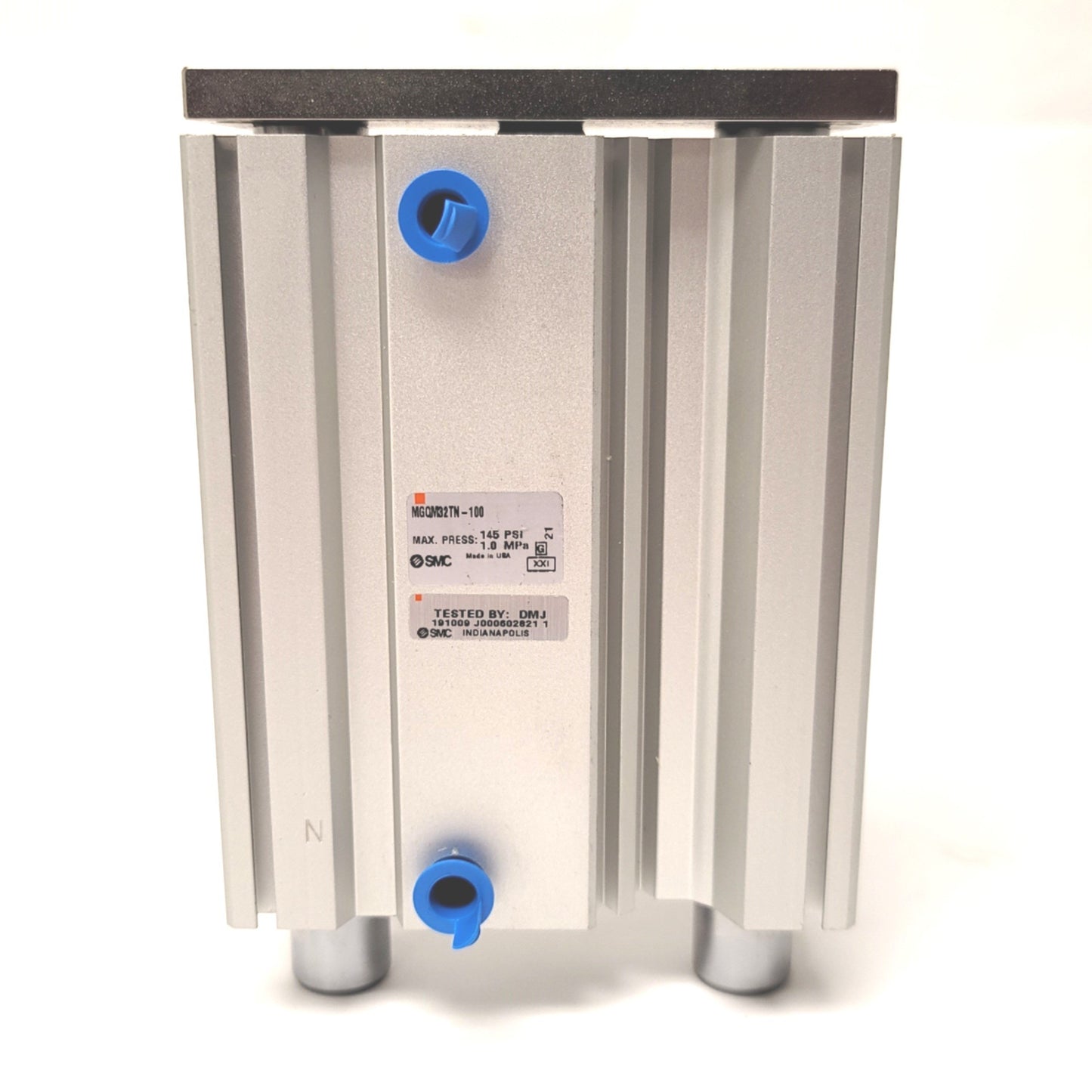 New SMC MGQM32TN-100 Compact Guided Cylinder 32mm Bore, 100mm Stroke, 1/8Rc