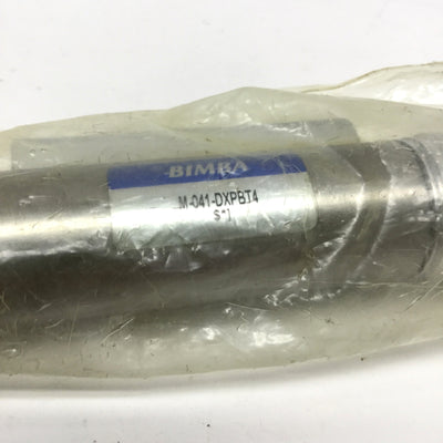 New Bimba M-041-DXPBT4 Double-Acting Cylinder 3/4" Bore, 1" Stroke w/ Switch Track