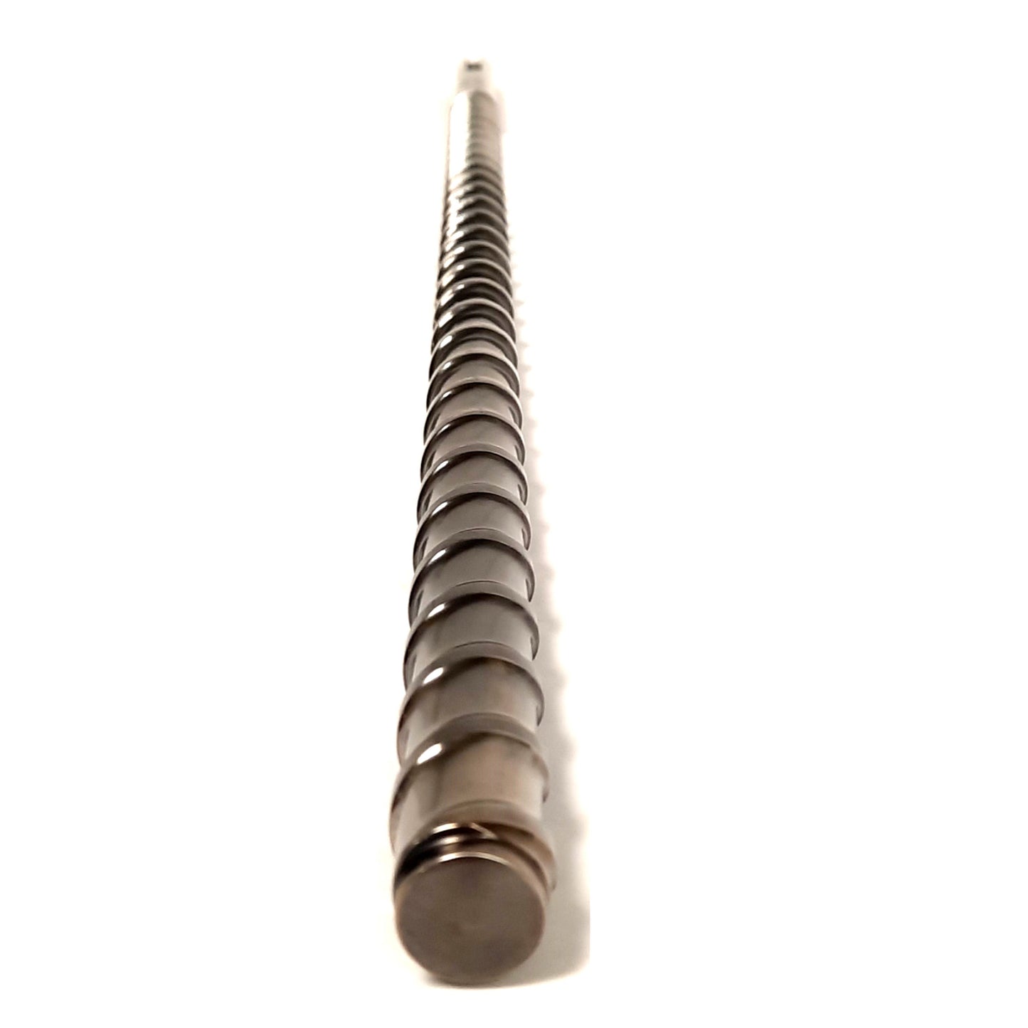 Used Davis Standard 3/4" Extruder Feedscrew 25-3/4" L, 21" Screw, 3.75mm Thread Width