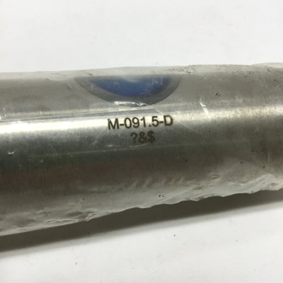 New Bimba M-091.5-D Double-Acting Air Cylinder 1-1/16" Bore, 1.5" Stroke, 1/8" NPT