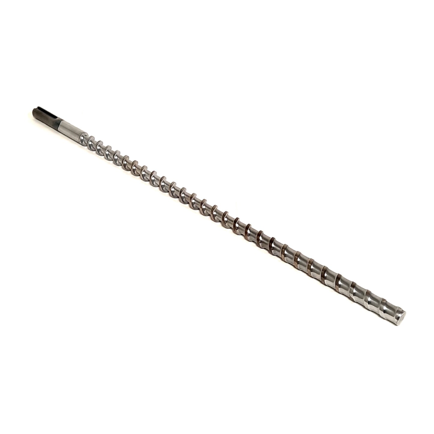 Used Davis Standard 3/4" Extruder Feedscrew 25-3/4" Long, 21" Screw, 4mm Thread Width