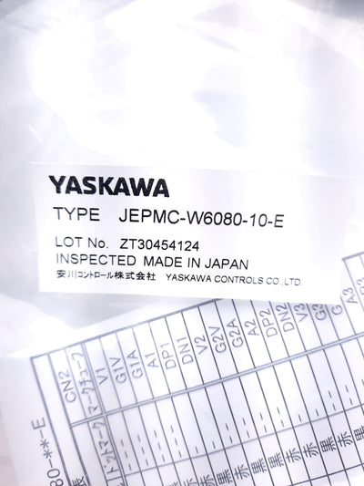 Yaskawa JEPMC-W6080-10-E I/O Cable, Analog Input Cable 1m Length