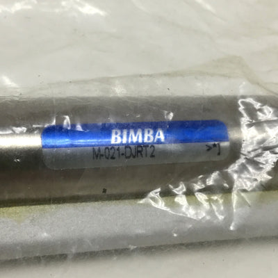 New Bimba M-021-DJRT2 Double-Acting Spring-Extend Cylinder 9/16" Bore, 1" Stroke