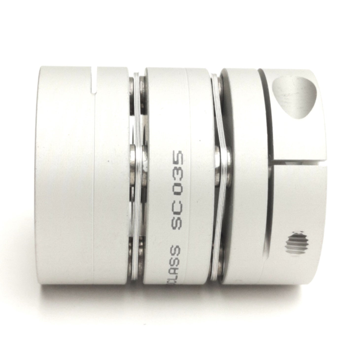 Used Zero Max SC035R-005-014 Double Flex Servo Coupling 0.375" x 0.625" Bore 48mm L