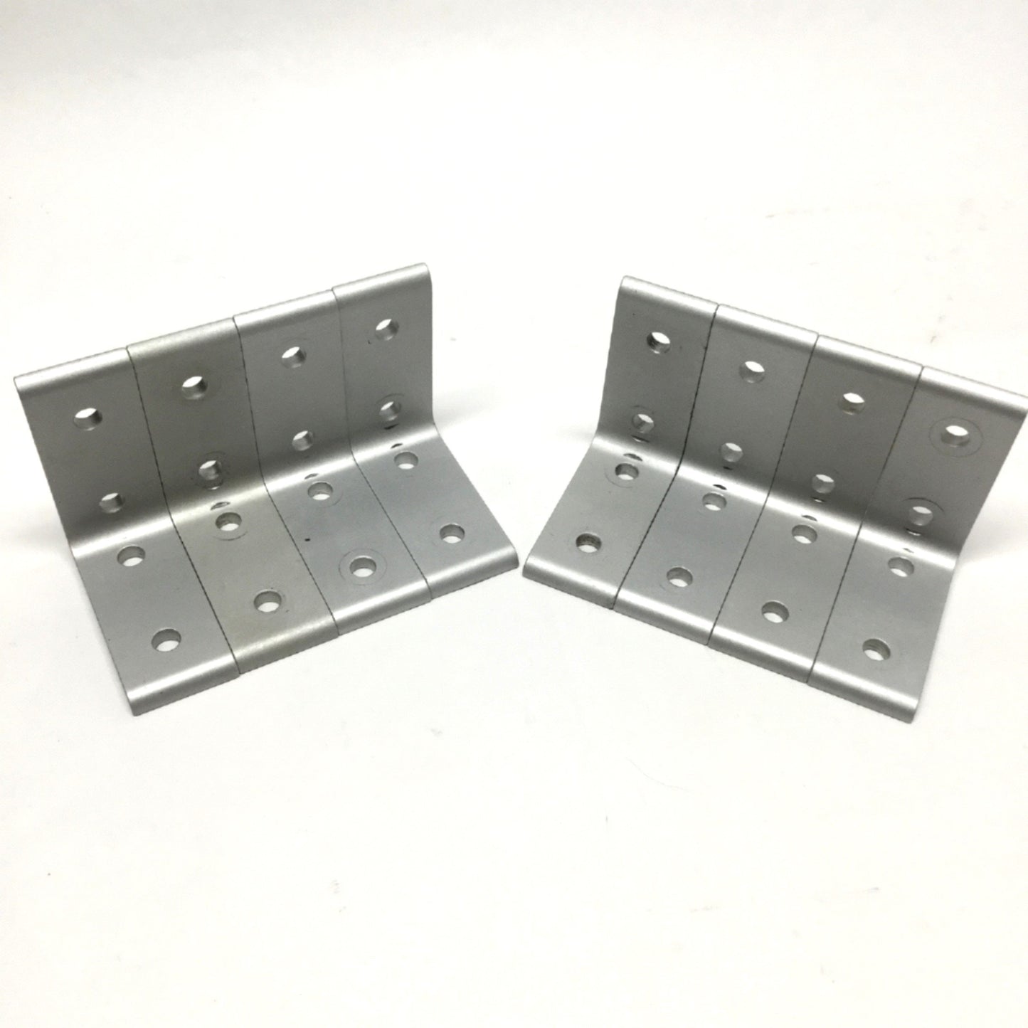 Used Lot of 8 80/20 4301 Aluminum Extrusion Tall Inside Corner Bracket, 15 Series
