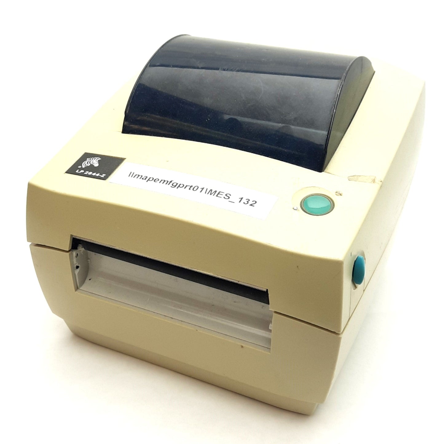 Used Zebra LP 2844-Z Direct Thermal Barcode Laser Printer 203 dpi, 4.09" W, 4in/sec