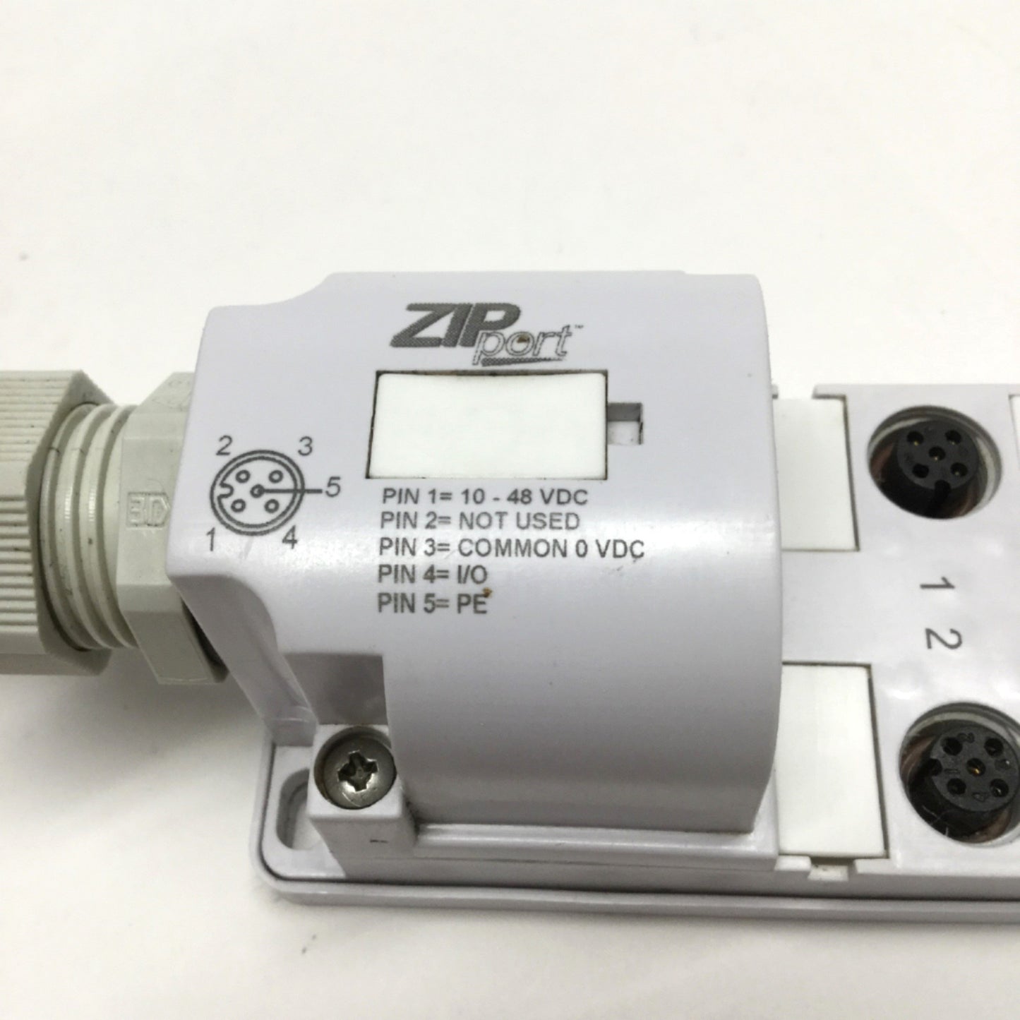 Used Automation Direct ZP-JBH84-2P ZIPport Junction Block 8-Port M12 5-Pin, 48VDC 8A