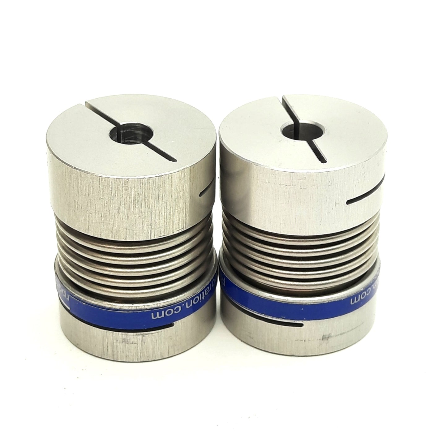 Used Lot of 2 Rimtec DKN 20/32-6-6 Metal Bellows Coupler 32mm Long 25mm OD Ø6mm Bore