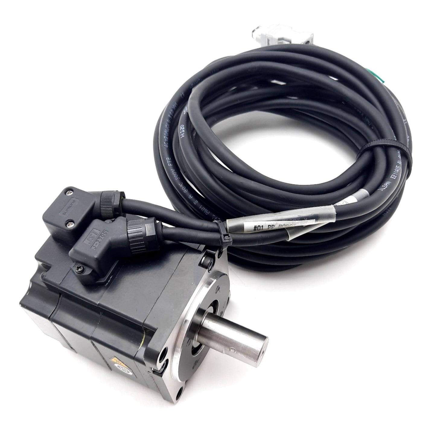 Used Yaskawa SGM7J-02AFD21 Servo Motor 3 Phase 24 Bit, 0.637nm, 200V, 1.6A, 200W