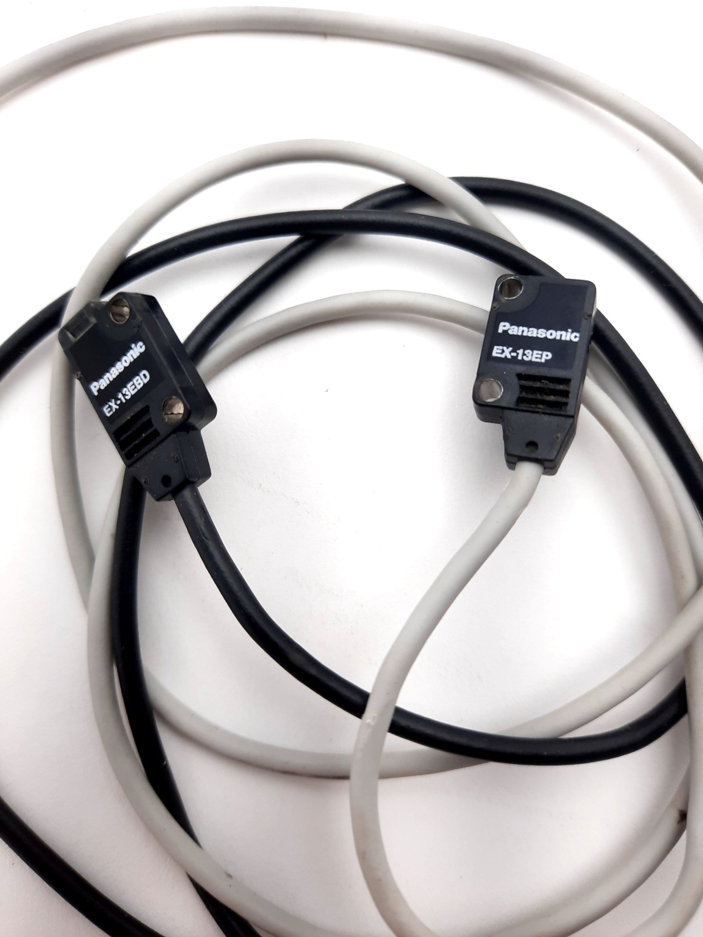 Used Panasonic EX-13EBD, EX-13EP Photoelectric Sensor 500mm, 12-24VDC 10mA NPN