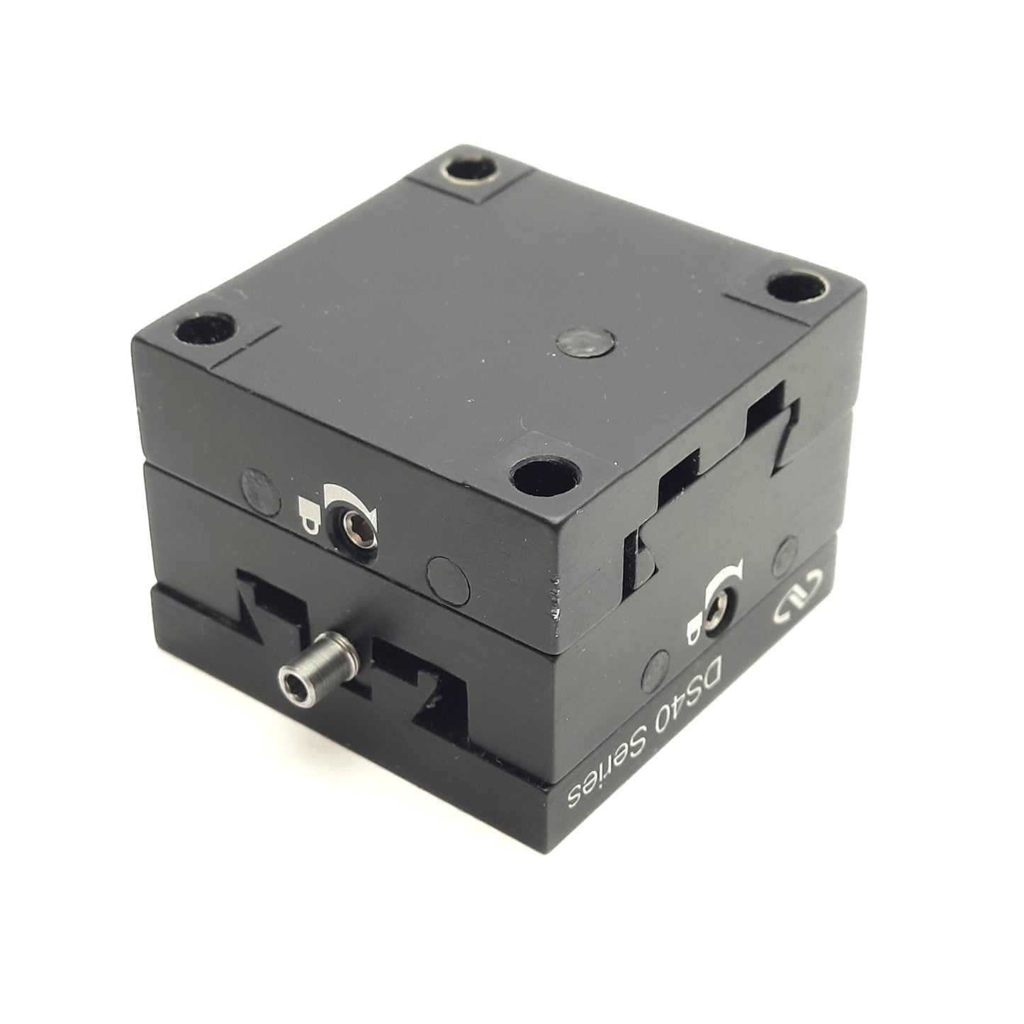 Used Newport DS40-XY Compact Dovetail Linear Stage, 14mm Travel, 40x40mm, 1µm