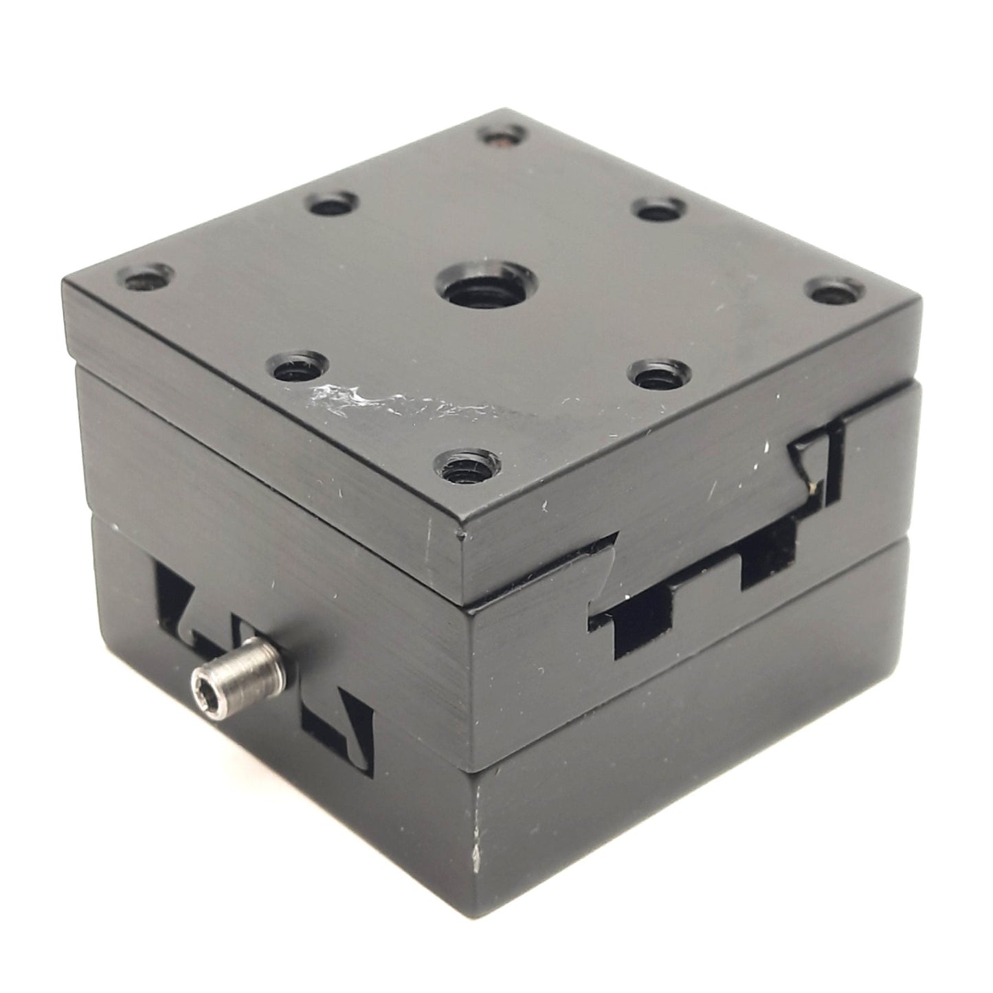 Used Newport DS40-XY Compact Dovetail Linear Stage, 14mm Travel, 40x40mm, 1µm