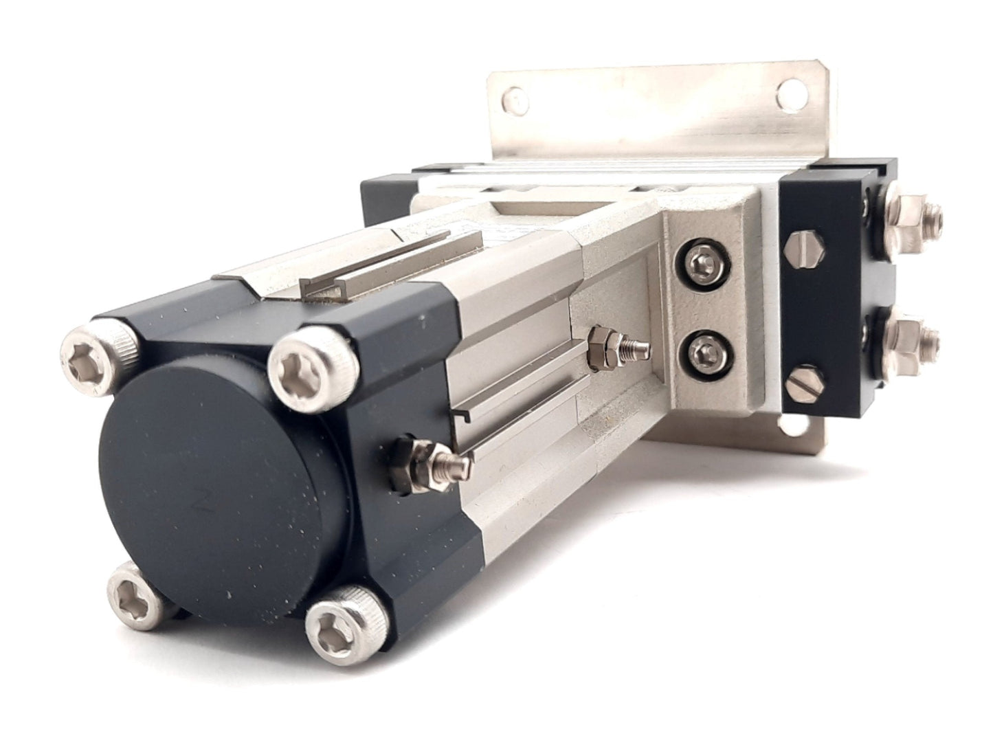 New SMC MRQFS32-5CA-A73L-XN Rotary Cylinder Flange Mount, 5mm Stroke, 80-100°