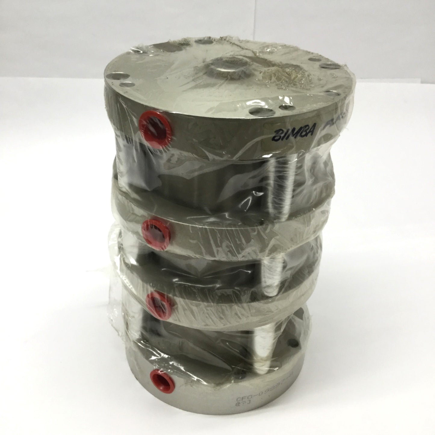 New Bimba FO3-1251 Flat-1 3-Stage Extend Air Cylinder, 1" Stroke, 4" Bore, 3/8" NPT