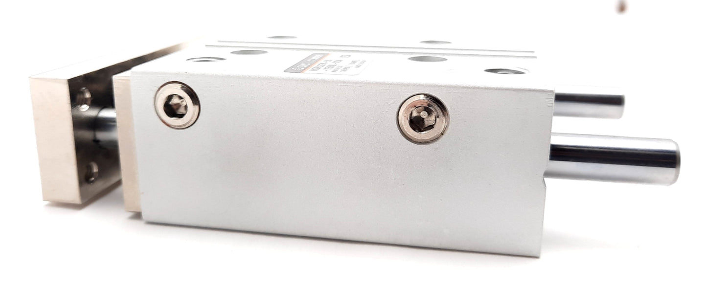 New SMC MGPL20N-50-Y59AL-XC4 Compact Guide Cylinder 145Psi 20mm Bore, 50mm Stroke