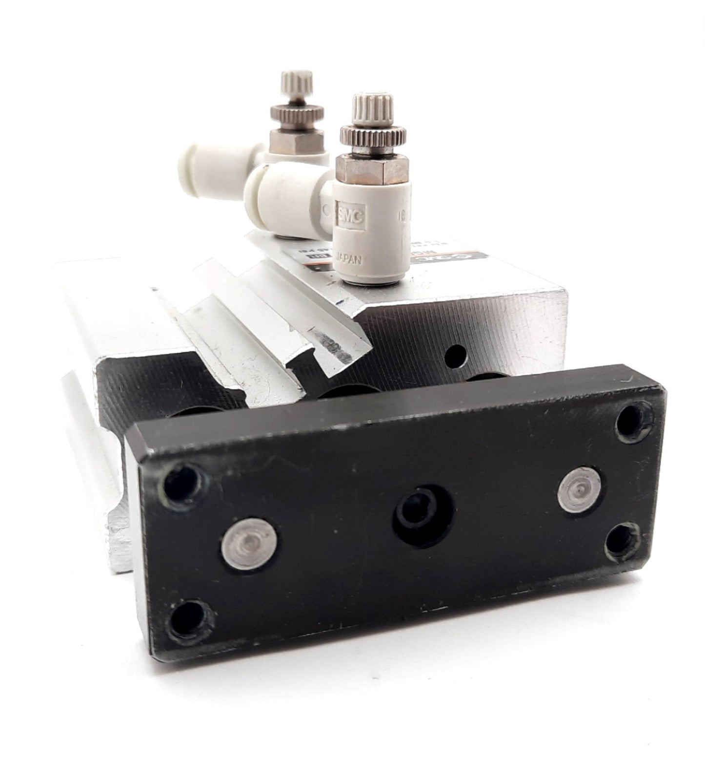 Used SMC MGQL12-20 Guided Cylinder 145Psi, 12mm Bore, 20mm Stroke