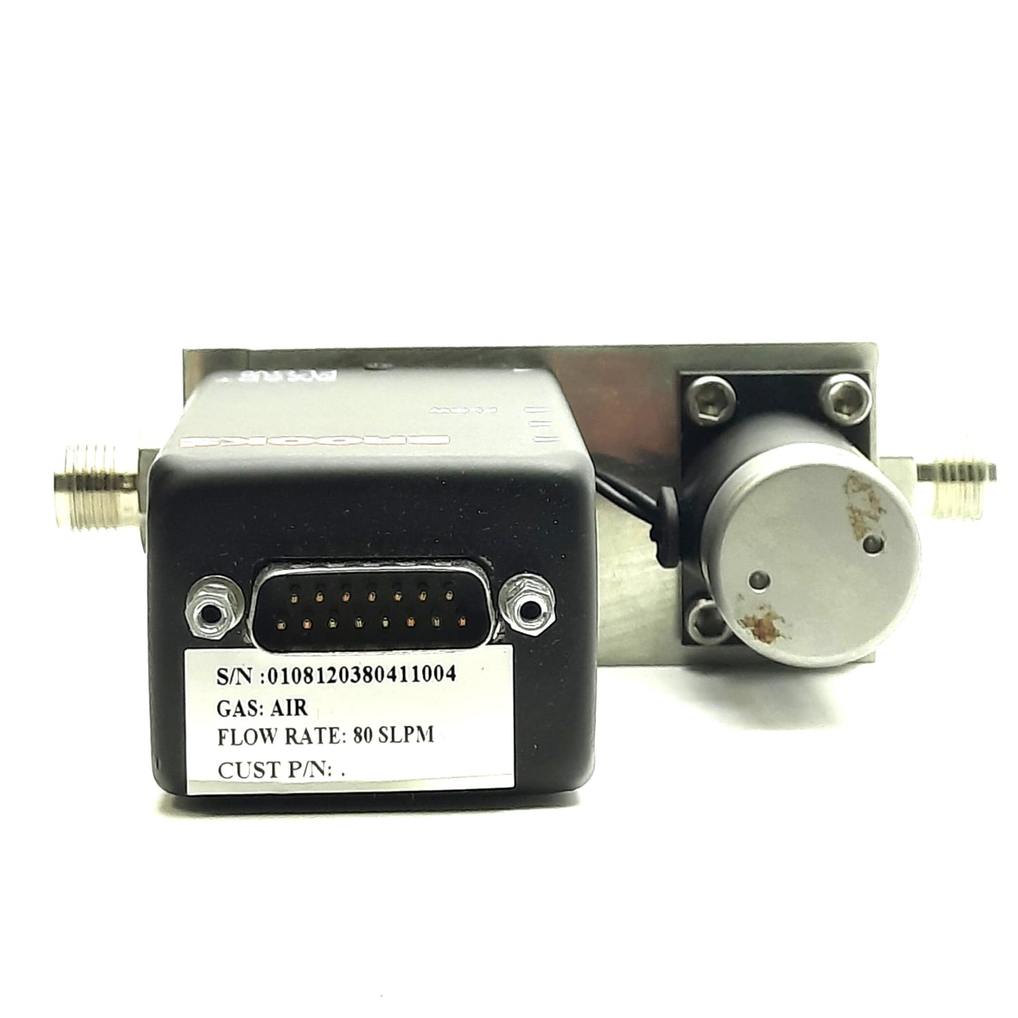 Used Brooks 5851S/BD1DA1BA0BA1B1 Smart Mass Flow Controller 80 SLPM, 4-20mA Analog