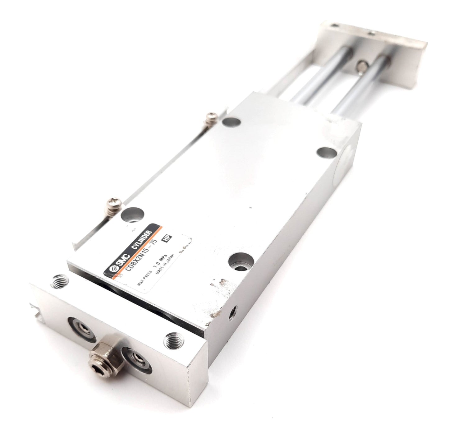 New SMC CDBX2N15-75 Double Rod Guided Cylinder 15mm Bore, 75mm Stroke, 1.0MPa
