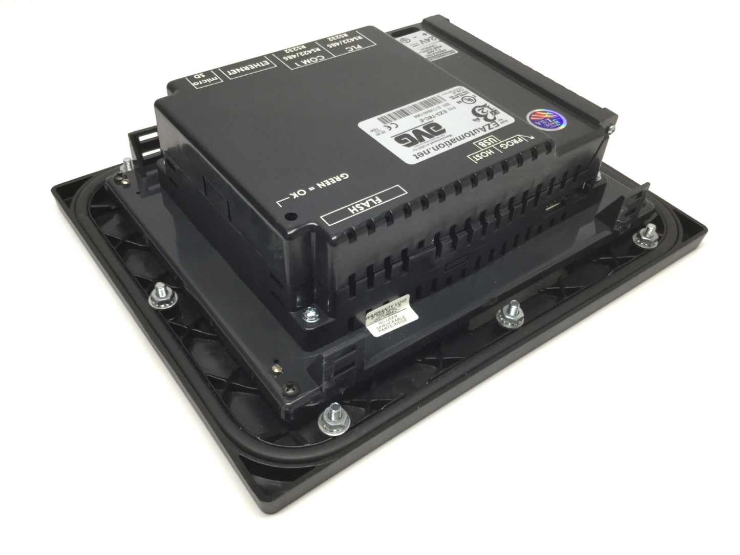 Used EZ Automation EZ3-T8C-E Color Touchscreen 8" TFT HMI Operator Panel 24VDC