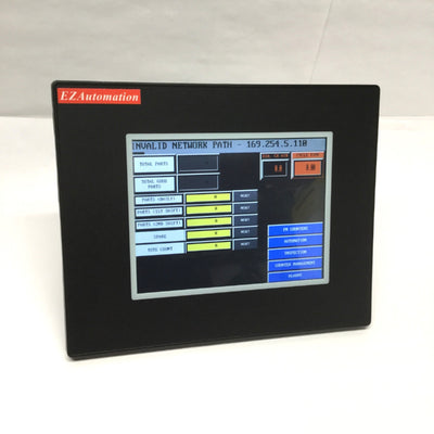 EZ Automation EZ3-T8C-E Color Touchscreen 8" TFT HMI Operator Panel 24VDC