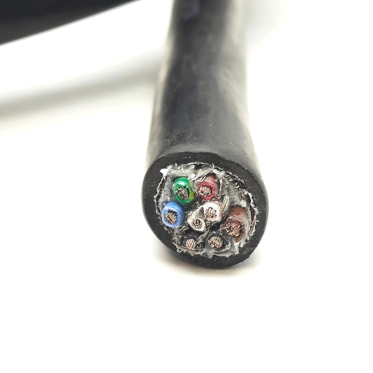 Used Allen Bradly 2090-XXNPMF-16S09 Motor Power Cable, 9-Pin to Flying Leads, 2m