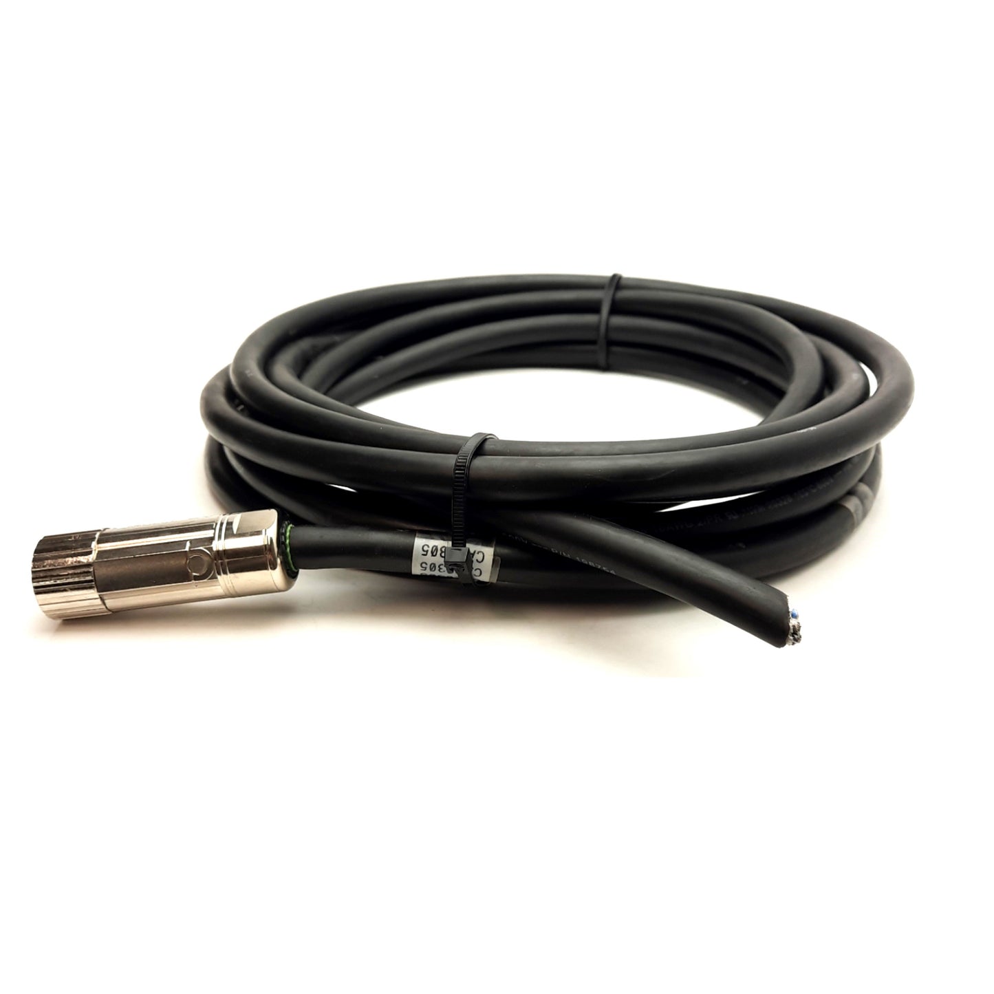 Used Allen Bradly 2090-XXNPMF-16S09 Motor Power Cable, 9-Pin to Flying Leads, 5m