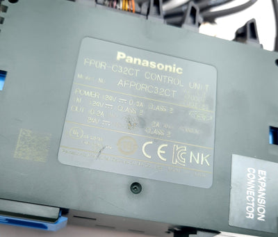 Panasonic FP0R-C32CT Compact Programmable Controller 16 Points 24VDC, 2.6mA