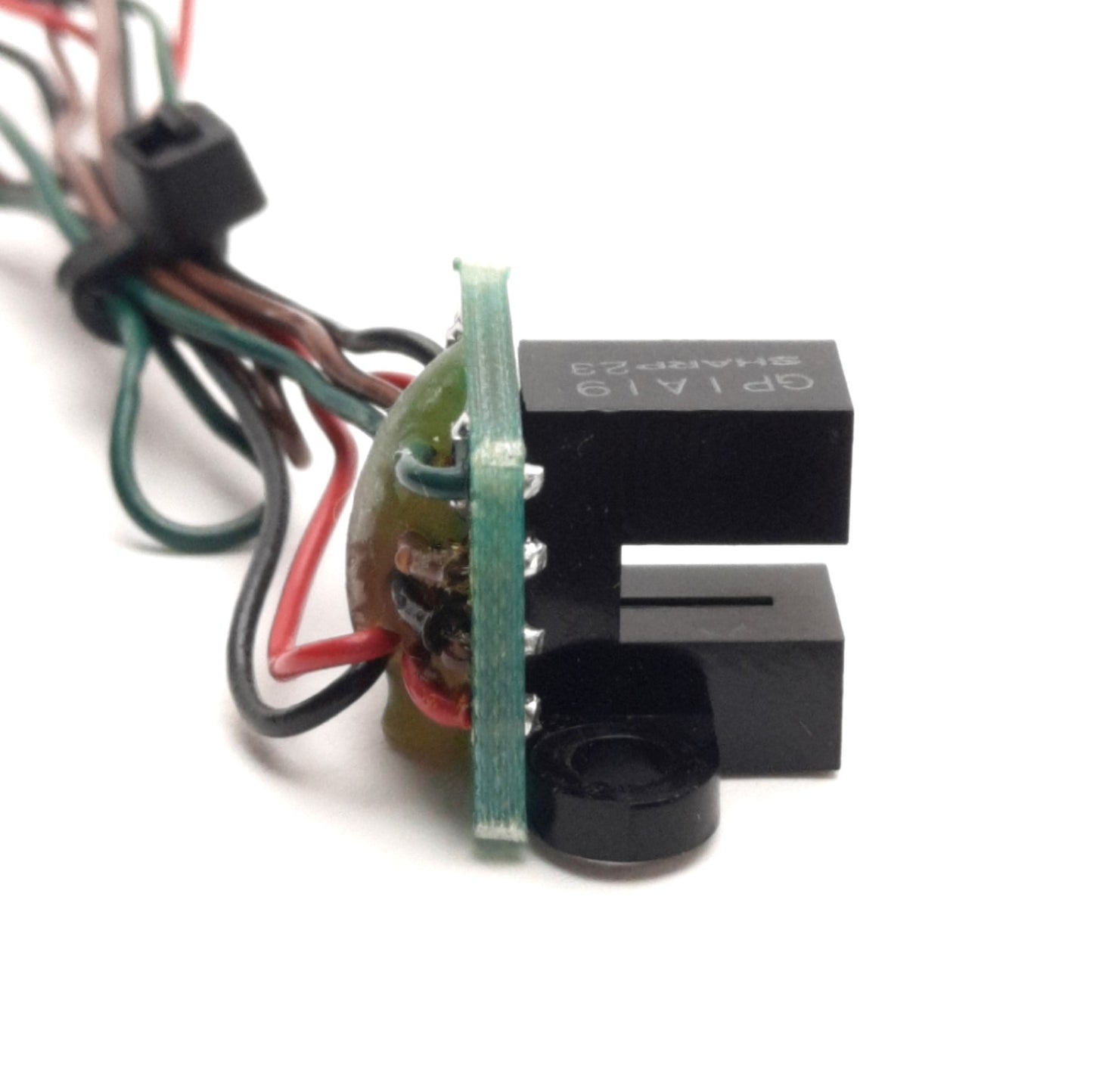 Used Sharp GPIAI9/GP1A19 Slotted Limit Switch, Home Sensor 3.25mm Opening, 0.5mm Slot