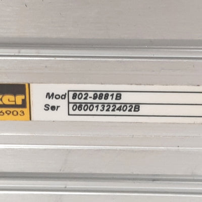 Used Parker 406500XRMSD3 Linear Actuator, 500mm Travel, 10mm Ballscrew Lead, NEMA 23