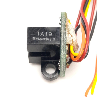 Used Sharp IAI9/1A19 Slotted Limit Switch, Home Sensor 3.25mm Opening, 0.5mm Slot