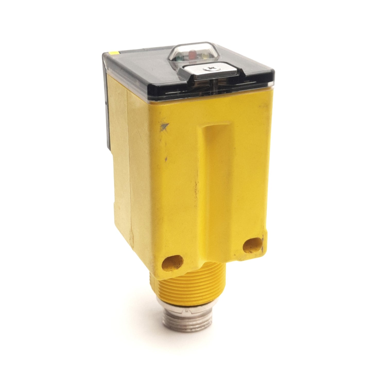Used Banner Q45VR3FQ Fiber Optic Sensor 12-250VDC/24-250VAC SPDT, 5-Pin Mini