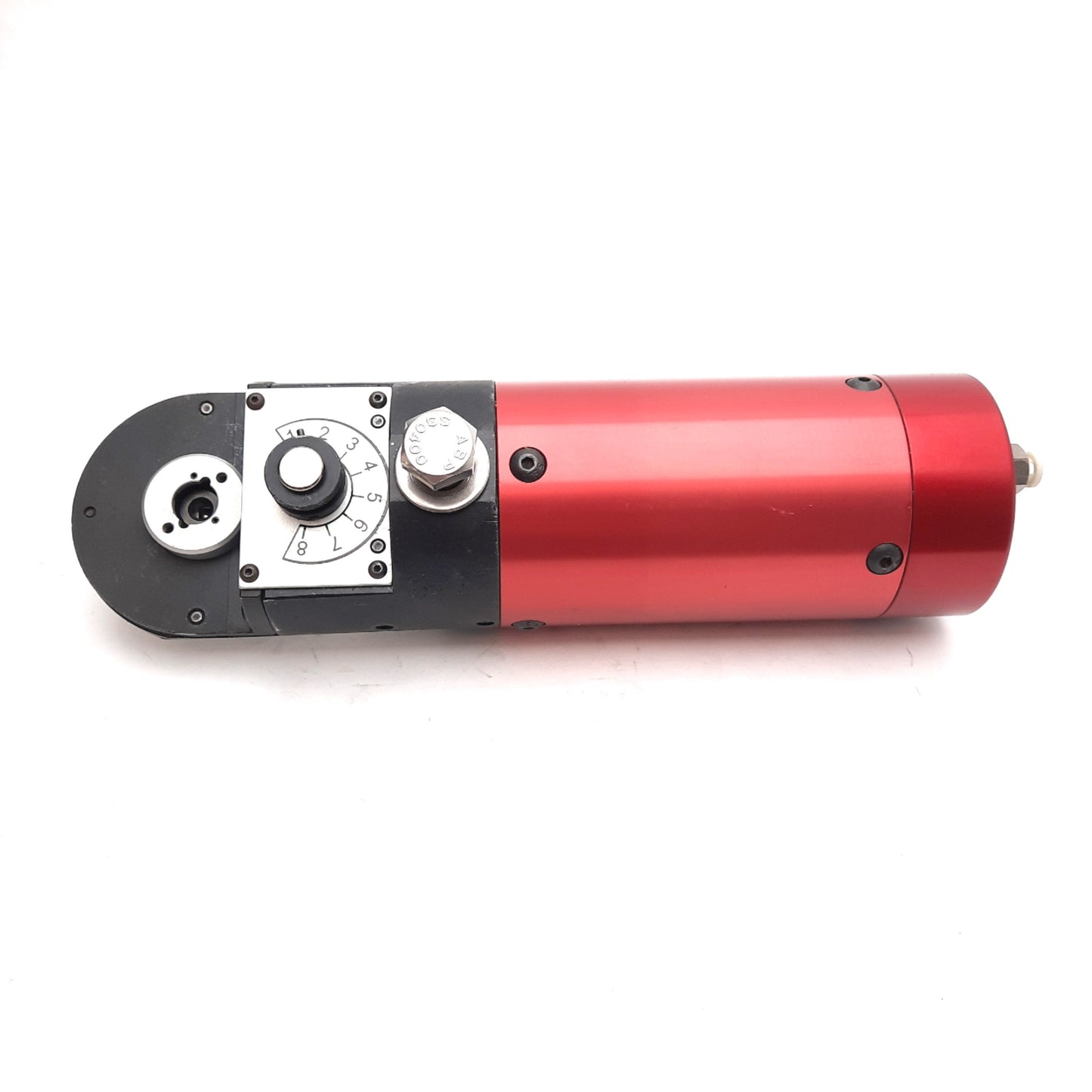 Used DMC WA22FHCMI Pneumatic Indent Crimp Tool, 80-120psi, 5/32" P2C Port, 20-32AWG