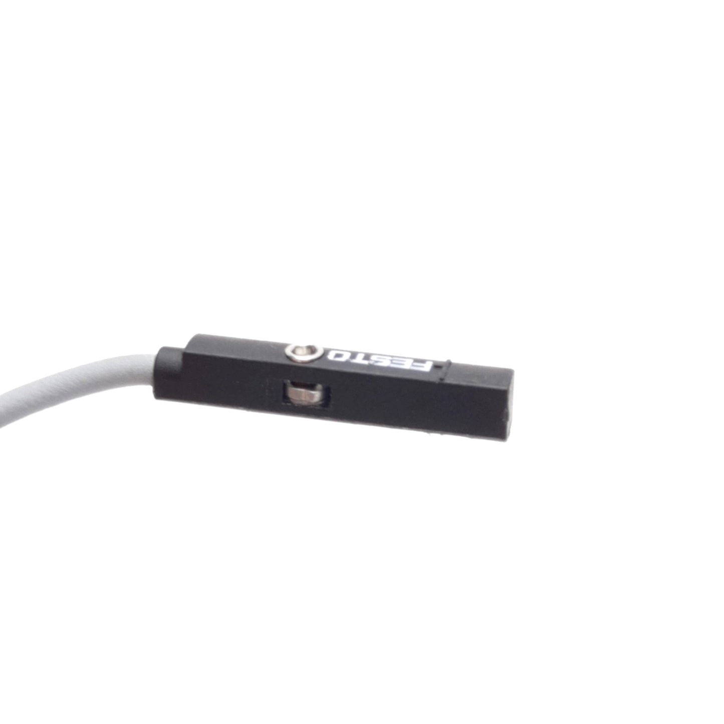 Used Festo SMT-10M-PS-24V-E-0.3-L-OE Proximity Sensor for C-Slot, 24VDC, PNP, NO