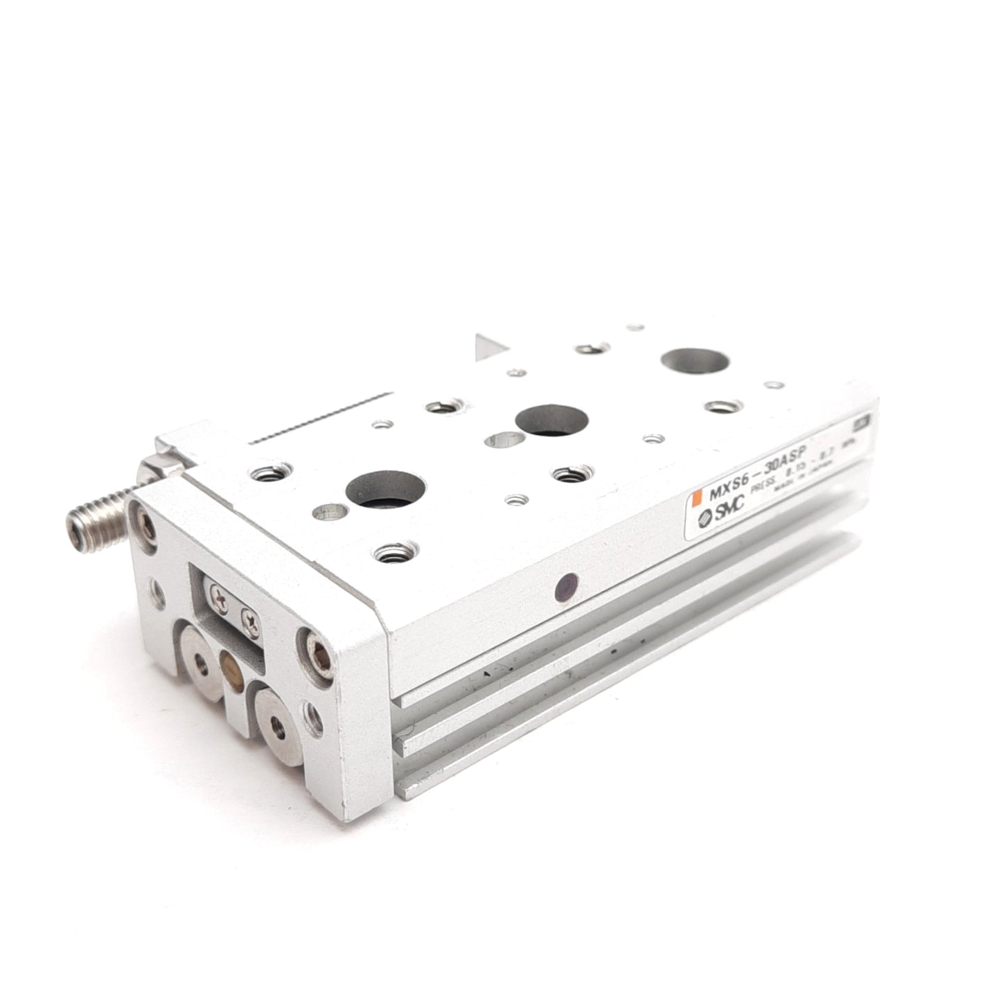 Used SMC MXS6-30ASP Precision Slide Table, Ø6mm Bore, 30mm Stroke, 0.15-0.7MPa