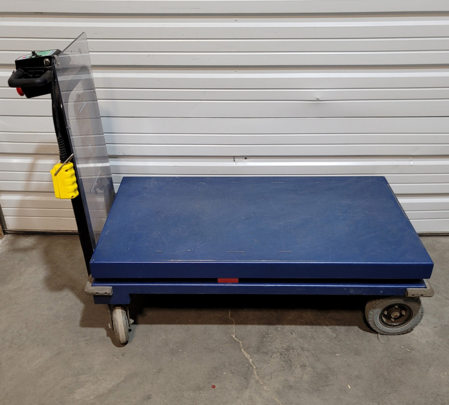 Used PHS West E1000LTC Ergo-Express Hydraulic Scissor Lift Cart 26" x 48" 1000lb Cap
