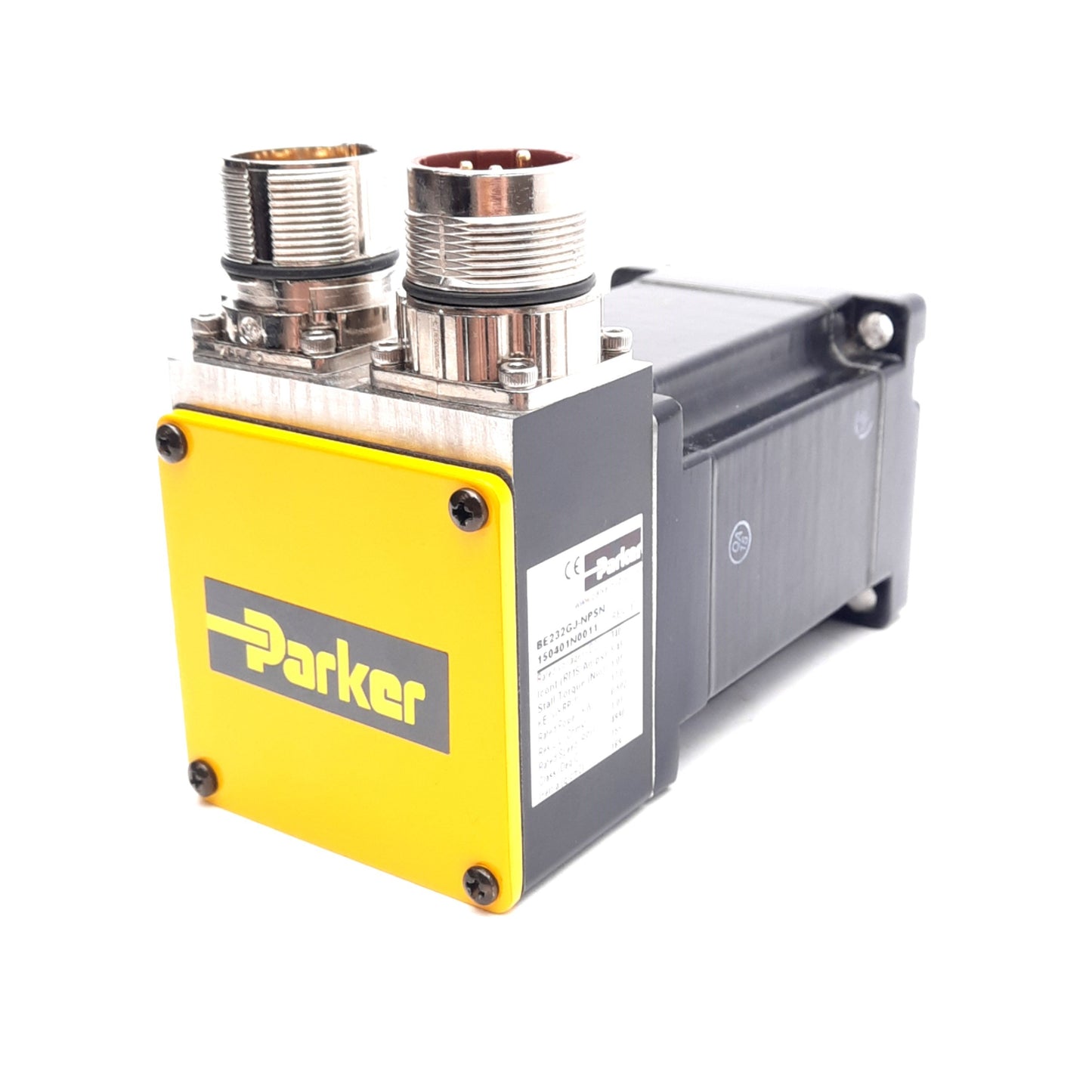 Used Parker BE232GJ-NPSN Servo Motor 340VDC 5.48A, 1.08Nm, 0.502kW, 4990rpm, NEMA 23