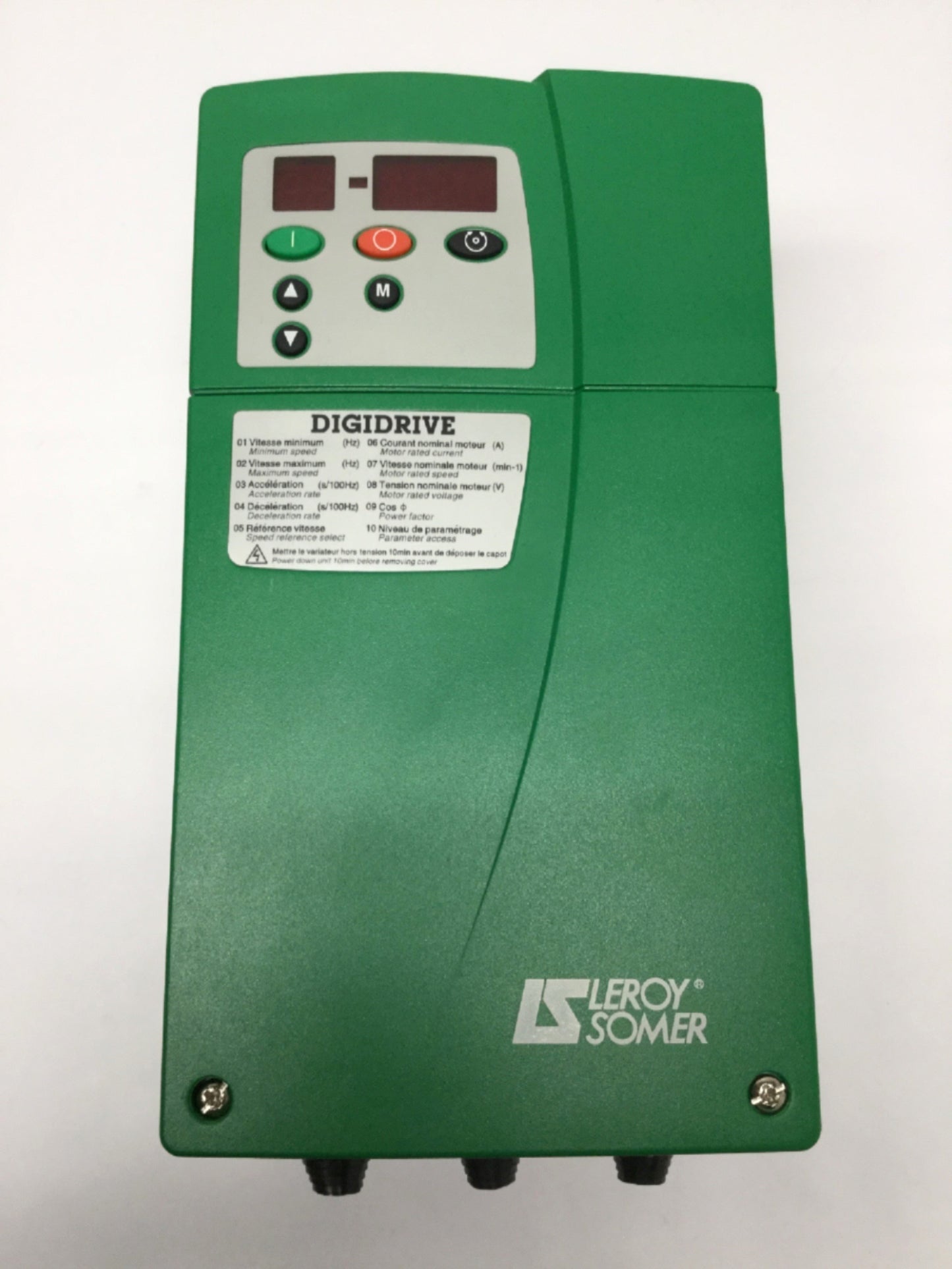 Used Leroy Somer SE23400300 Digidrive AC Inverter Drive VFD 380-480VAC 7.6A, 3kW
