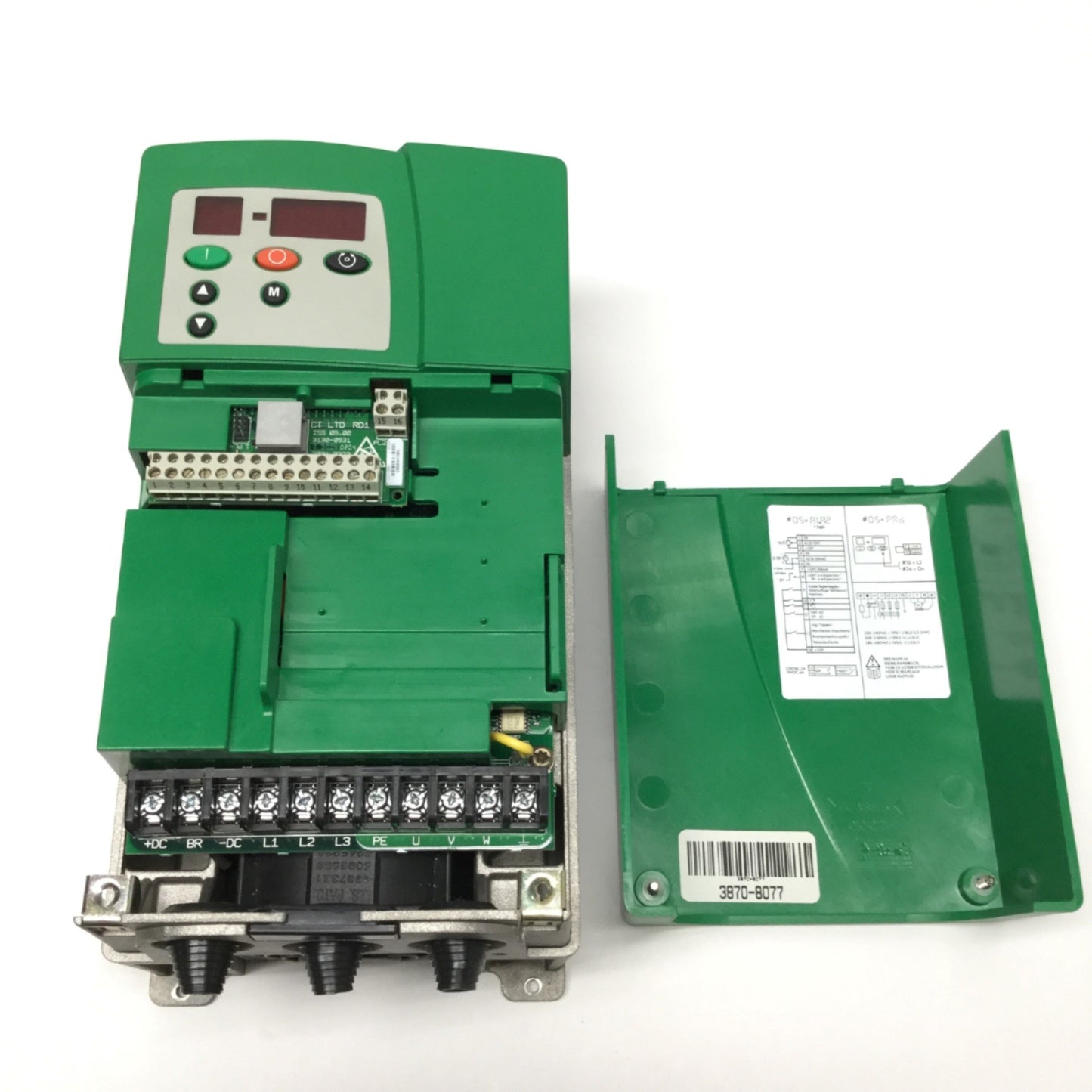 Used Leroy Somer SE23400300 Digidrive AC Inverter Drive VFD 380-480VAC 7.6A, 3kW