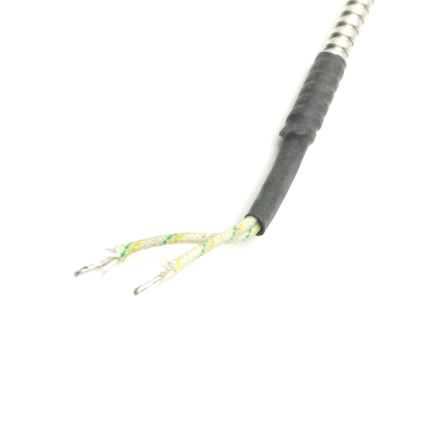 Used Watlow E1J40 Firerod Cartridge Heater Ø1/4" x 1-1/2", 120V 100W, 9" Armored Lead