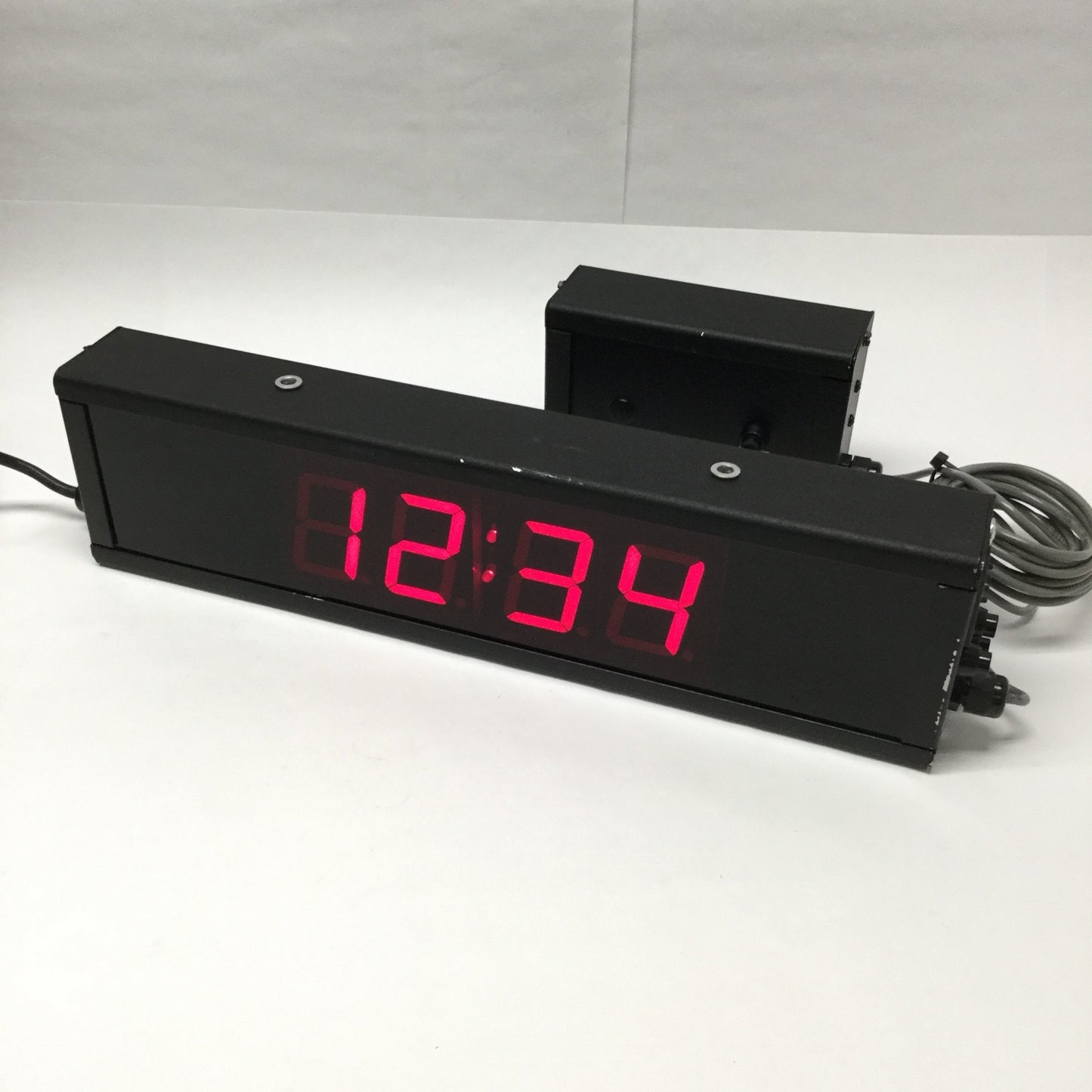EDI LED 4-Digit Display Up/Down Timer Clock Pos/Neg MM:SS, Bar Segment, 120VAC