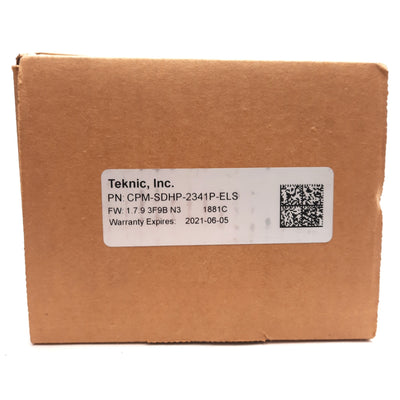 New Teknic CPM-SDHP-2341P-ELS Servo Motor, 836W, 24-75VDC 10A, 4000RPM, NEMA 23