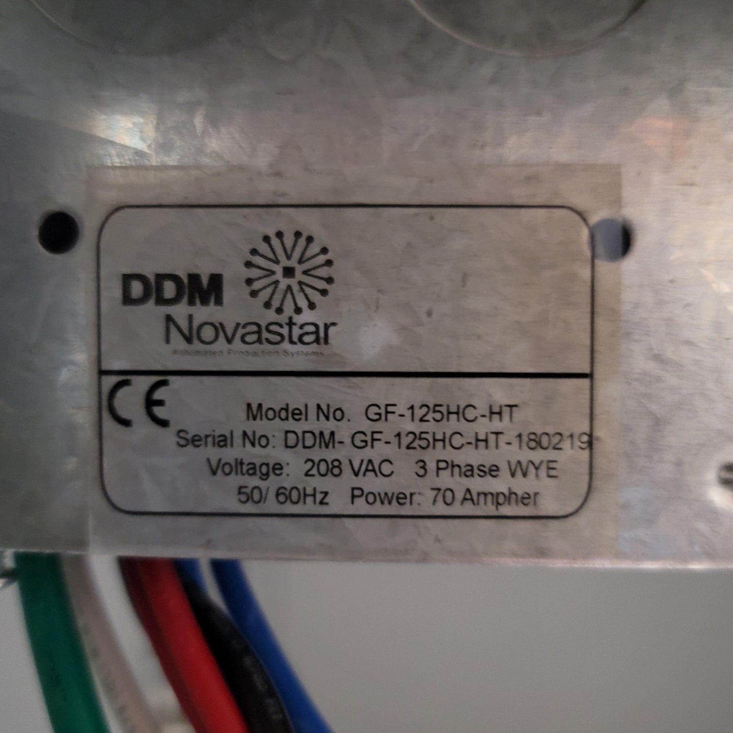 Used DDM Novastar GF-125HC 5-Zone Convection Reflow Oven 12"W x 56"L 400°C 208VAC 3Ph