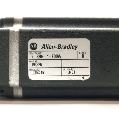 Used Allen Bradley N-2304-1-F00AA Servo Motor 4lb-in 6000RPM 3PH 115VAC 2.3A NEMA 23