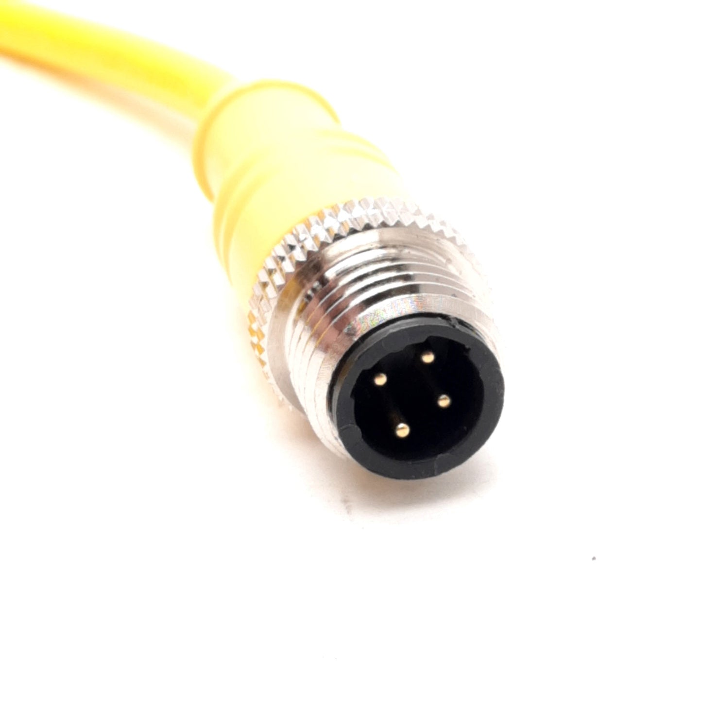 New Mencom MAC-4MP-6M Cordset, Micro-AC Male Straight 4-Pin to Flying Leads, 6m